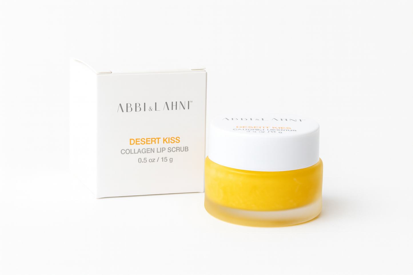 Desert Kiss™ Organic Collagen Lip Scrub – Sea Buckthorn + Acacia + Mango Butter